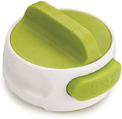 Can-Do Compact Can Opener Easy Twist Release Portable Space-Saving Manual Stainless Steel, Green