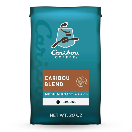 , Medium Roast Ground Coffee, 100% Arabica Coffee - Caribou Blend 20 Ounce Bag