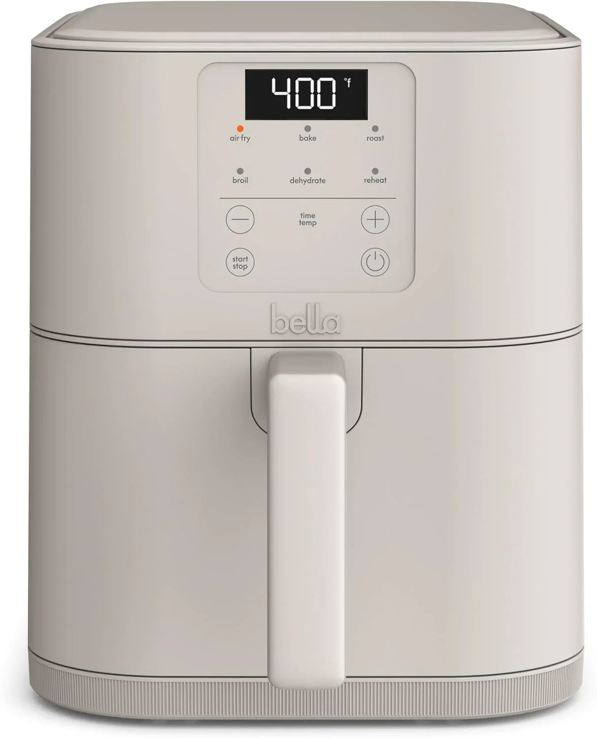 6 Qt Slim Air Fryer, Fits-Anywhere™ Kitchenware, Evergood™ Ceramic Nonstick Coating, Adjustable Temperature, 6 Preset Cooking Options, 60 Min Auto Shutoff W Audible Tone, 5Lb Capacity, Oatmilk