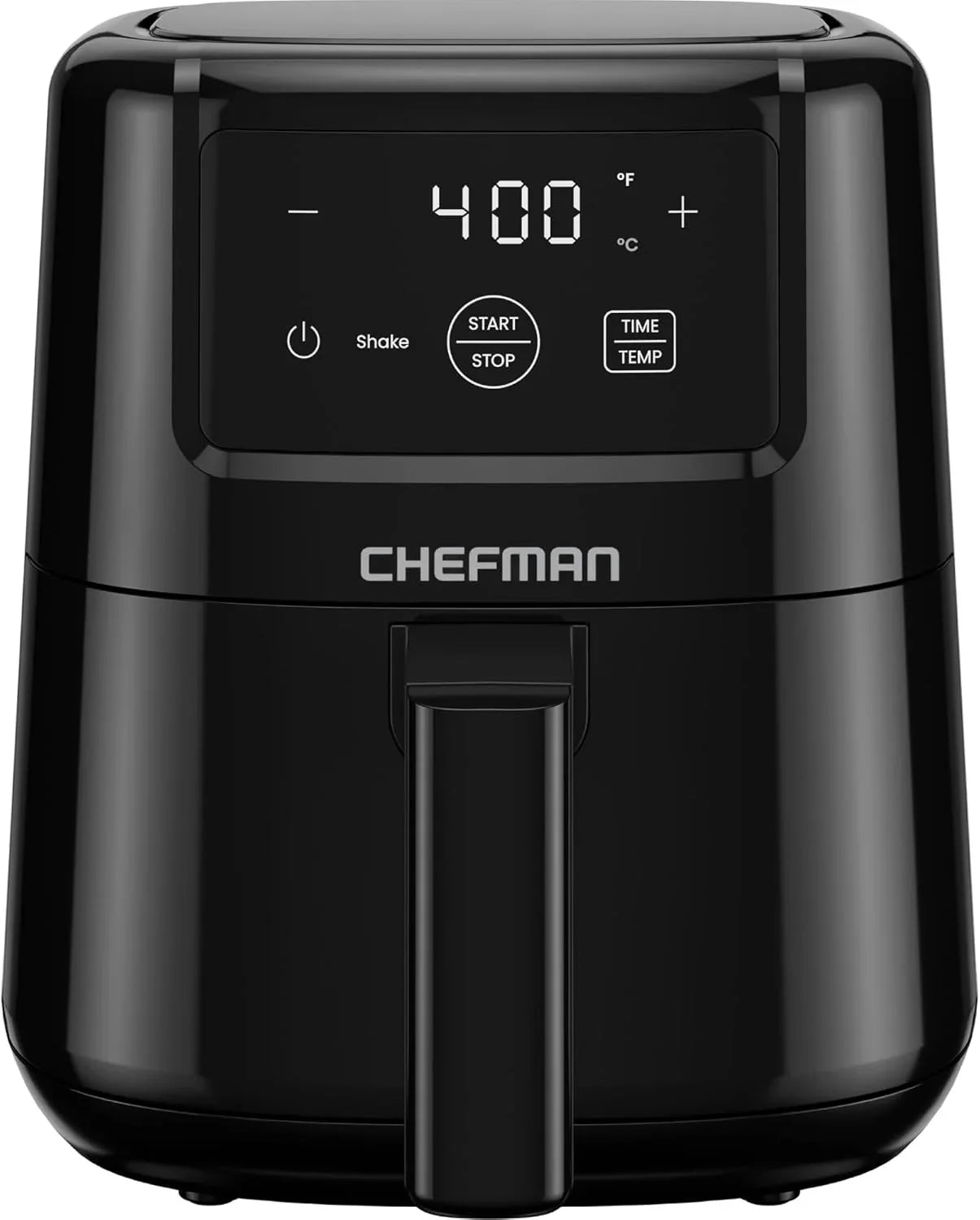2 Qt Mini Air Fryer – Digital Space-Saving Compact Air Fryer with Nonstick and Dishwasher Safe Basket, Quick & Easy Meals in Minutes, Features Digital Timer and Shake Reminder – Black