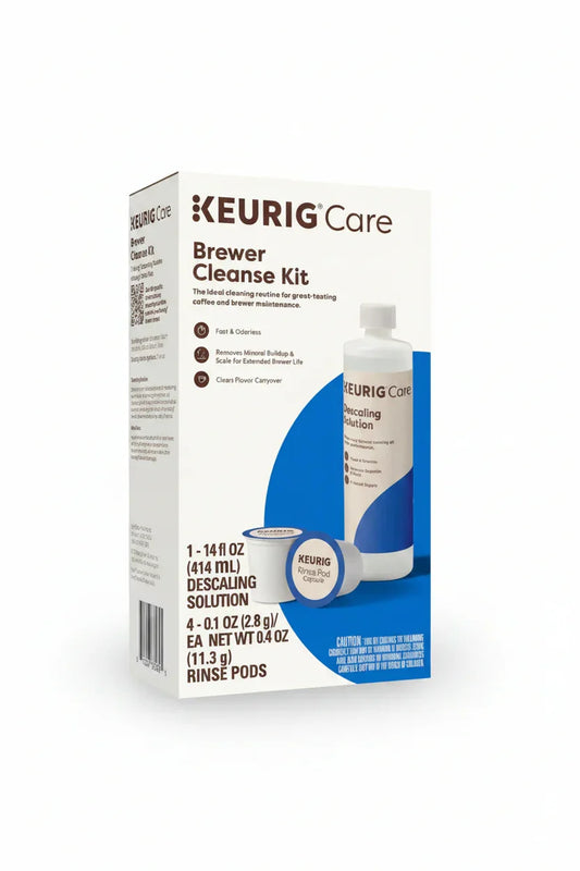 Brewer Cleanse Kit for Brewer Descaling and Maintenanceincludes Descaling Solution & Rinse Pods, Compatible with  Classic/1.0 & 2.0 K-Cup Pod Coffee Makers, 5 Count