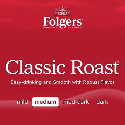 Classic Roast, Medium Roast Coffee, Keurig K-Cup Pods, 12 Count Boxes (Pack of 6)