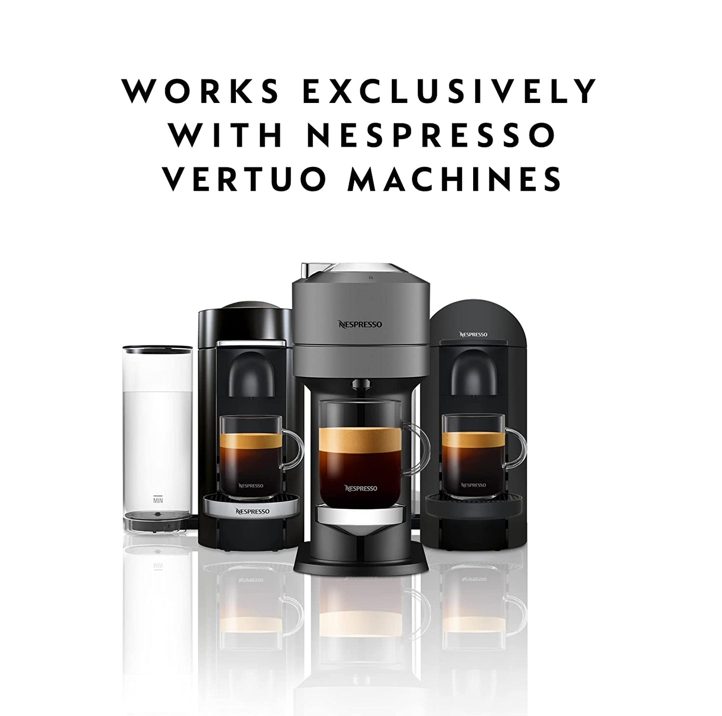 Capsules Vertuo, Melozio Decaffeinato, Medium Roast Espresso, 30-Count Coffee Pods, Brews 7.8 Oz.
