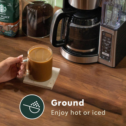 Ground Coffee, Dark Roast Coffee, Sumatra, 100% Arabica, 1 Bag (18 Oz)