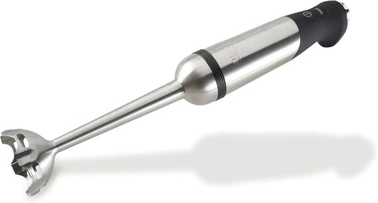 Electrics Stainless Steel Immersion Blender 2 Piece Turbo Function 600 Watts Detachable, Variable Speed Control, Hand Blander, 9-1/4-Inch