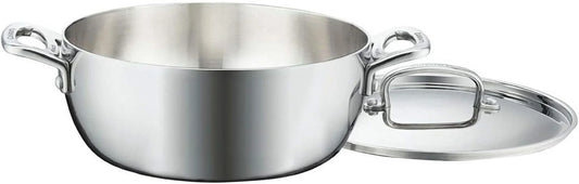 French Classic Tri-Ply Stainless 4.5-Quart Dutch Oven with Cover