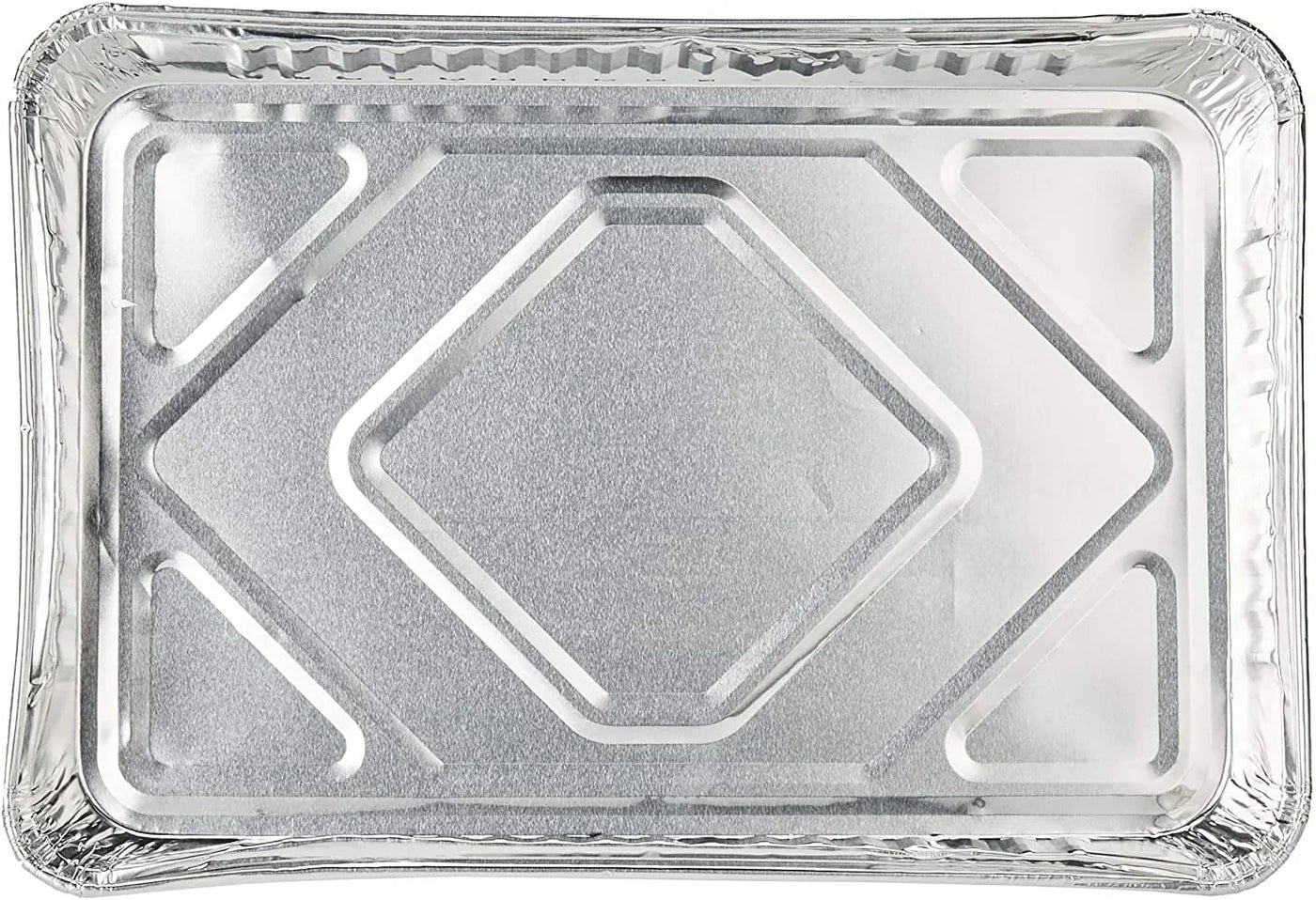 Pack of 12-1/4-Size (Quarter) Sheet Cake Aluminum Foil Pan– Extra Sturdy and Durable – Great for Bake Sales, Events and Transporting Food - 12-3/4" X8-3/4 X 1-1/4"
