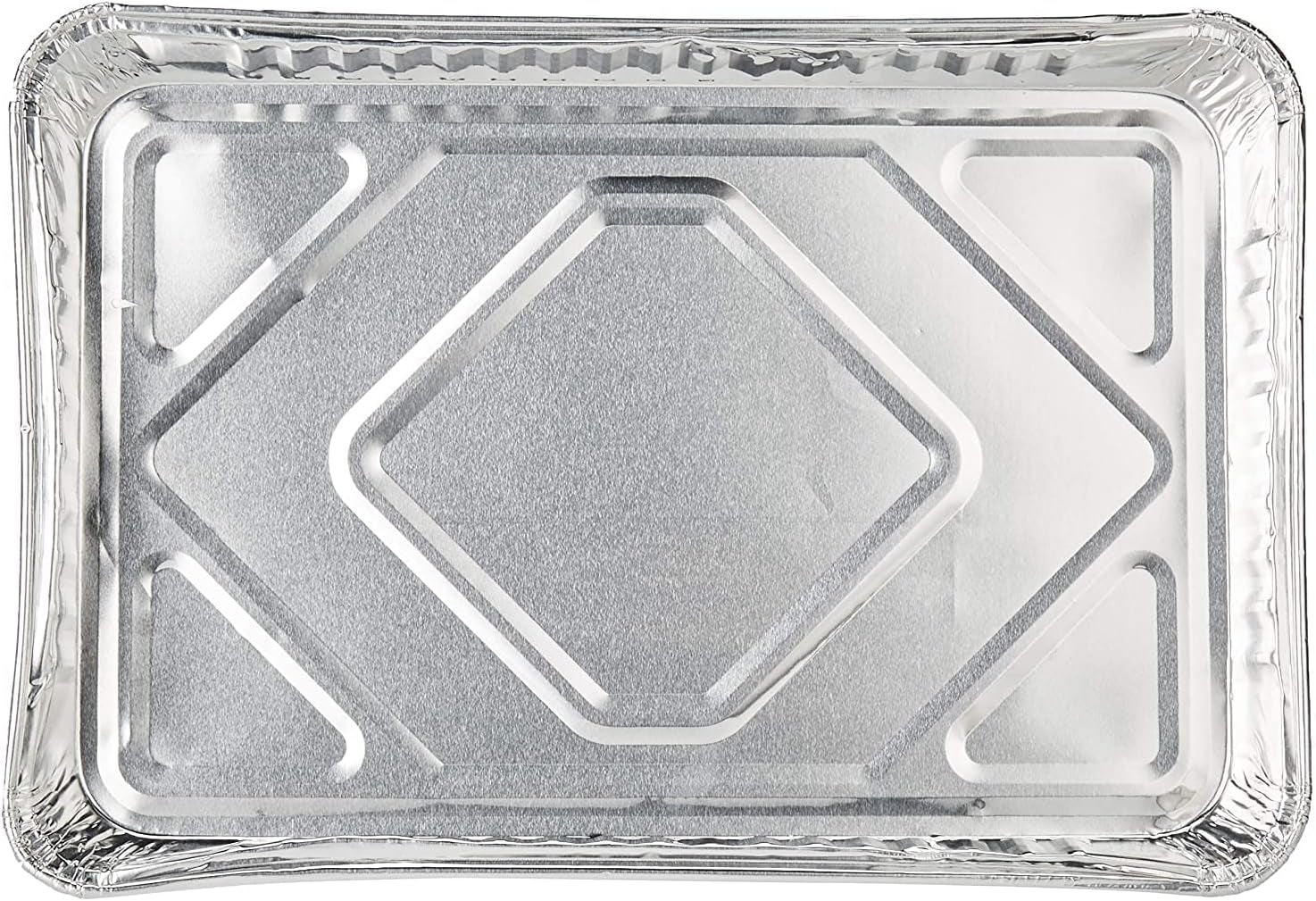 Pack of 12-1/4-Size (Quarter) Sheet Cake Aluminum Foil Pan– Extra Sturdy and Durable – Great for Bake Sales, Events and Transporting Food - 12-3/4" X8-3/4 X 1-1/4"