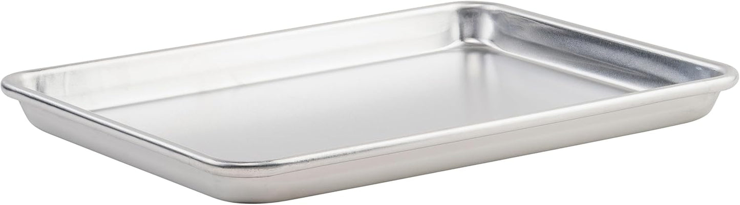 Commercial-Grade Aluminum Sheet Pan, 18 Gauge, 1/4 Size