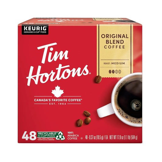 Original Blend, Genuine Medium Roast Coffee, Single-Serve K-Cup Pods, 48Ct