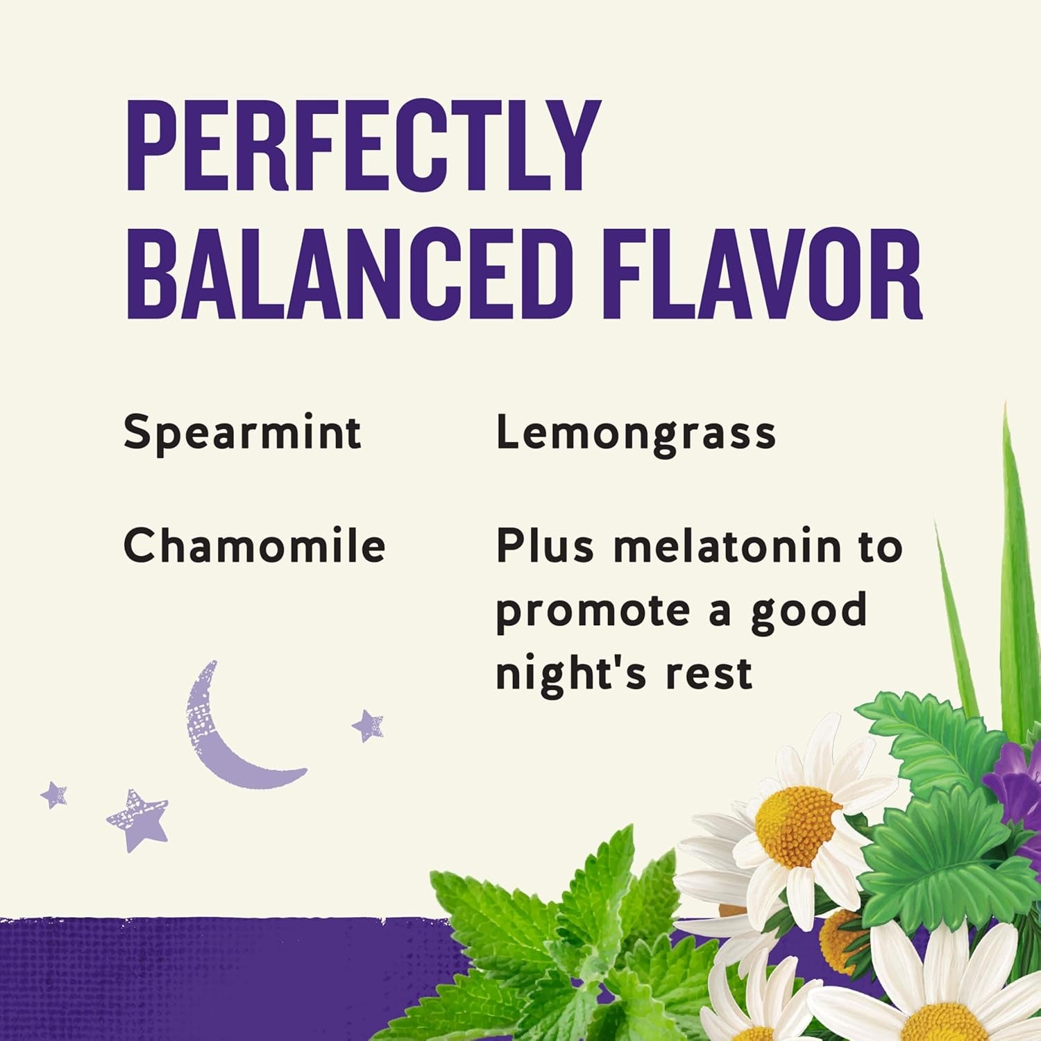 Sleepytime Tea plus Melatonin, Caffeine Free,  Herbal Tea, 18 Bag Box