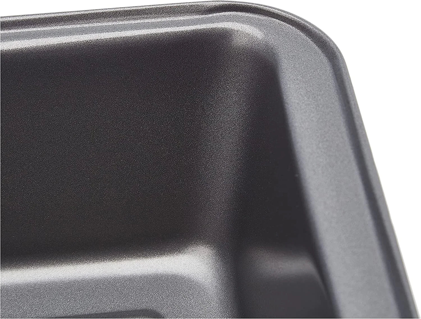Rectangular Nonstick Bread Loaf Pan for Baking Meatloaf with Even Heat Distribution, 9.5 X 5 Inch, Gray, Set of 2