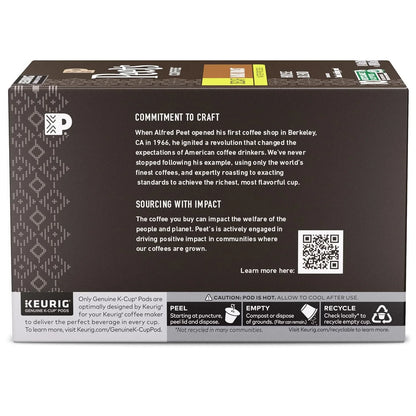 , Dark Roast Decaf Keurig K-Cup Pods, Decaffeinated Arabica Coffee - Decaf House Blend 60 Count (6 Boxes of 10 K-Cup Pods)