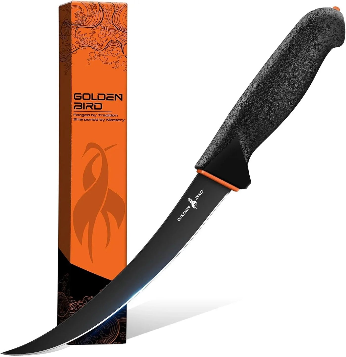 Boning Knife 6 Inch, Meat Trimming Knife with Non-Slip Handle, Flexible Butcher Knives with German Stainless Steel, Gift for Men