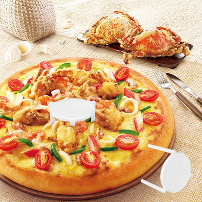 100Pcs Stand White Plastic Pizza Tripod Stack for Restaurant Container Pizza Boxes