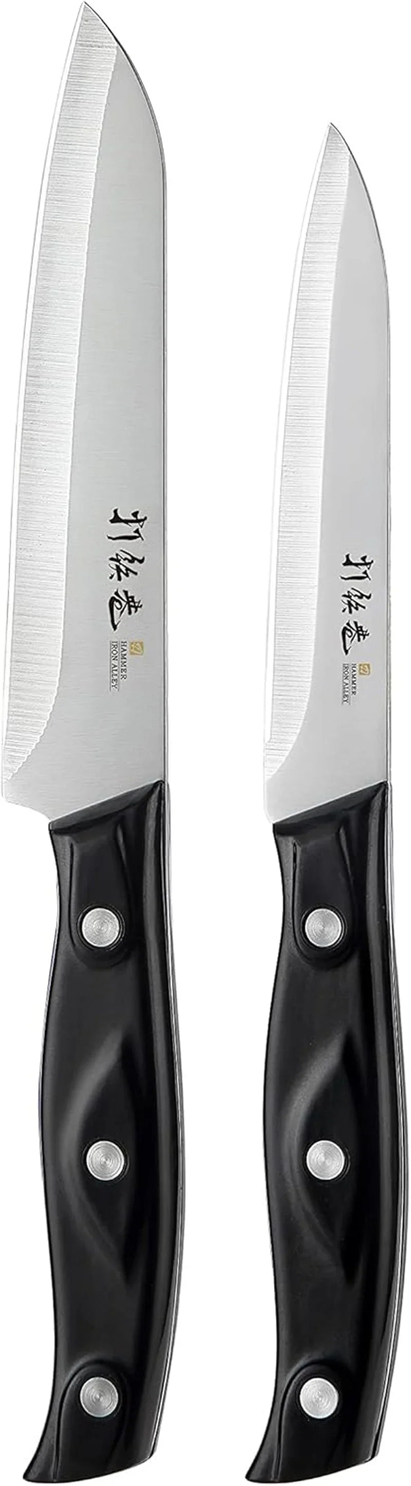 4PCS Paring Knife - 4/4.5 Inch Fruit and Vegetable Paring Knives - Ultra Sharp Kitchen Knife - Peeling Knives - German Stainless Steel-Abs Handle