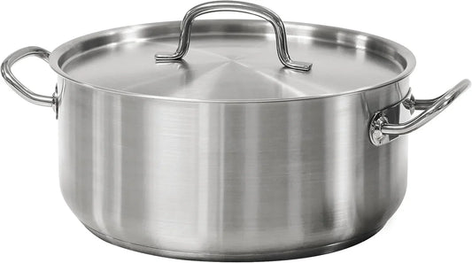 Pro-Line Stainless Steel 9-Quart Dutch Oven Pot with Lid, Nsf-Certified