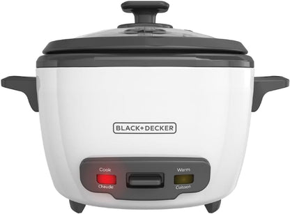 16-Cup Rice Cooker, RC516, 8-Cup Uncooked Rice, Steaming Basket, Removable Non-Stick Bowl, One Touch