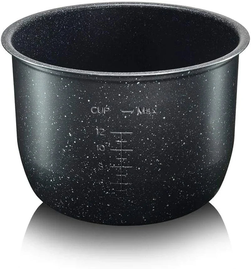 12-In-1 Multicooker with LED Display, Electric Pressure Cooker, Slow Cooker, Rice Cooker, Steamer, Saute, Yogurt Maker and Warmer, 6 Quart, 12 Pre-Set Functions as Seen on TV