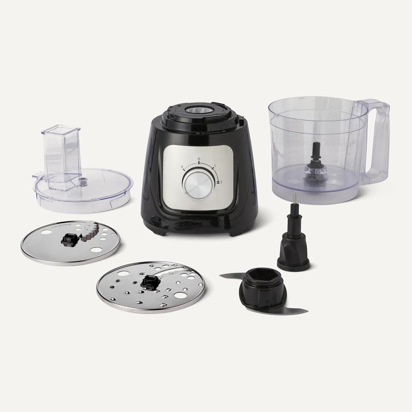 Food Processor and Vegetable Chopper, 10 Cup Bowl, 2-Speed, 500 Watt Motor, Black