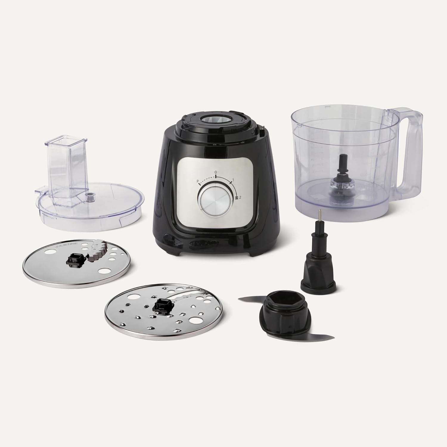 Food Processor and Vegetable Chopper, 10 Cup Bowl, 2-Speed, 500 Watt Motor, Black