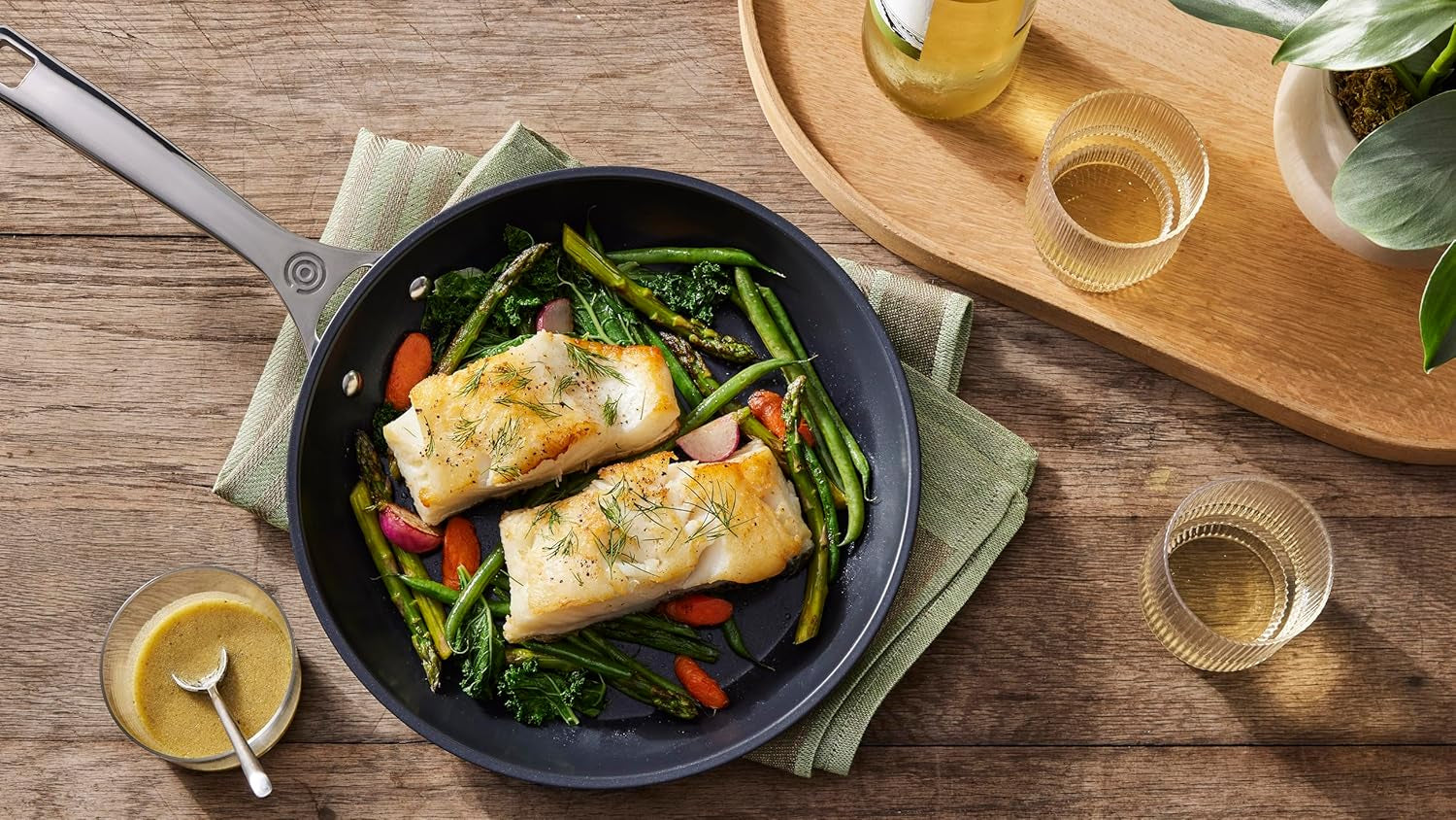 Essential Non-Stick Ceramic 2 Pc. Frying Pan Set