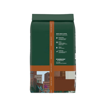 Ground Coffee, Medium Roast Hot or Iced Coffee, Pike Place Roast, 28 Oz