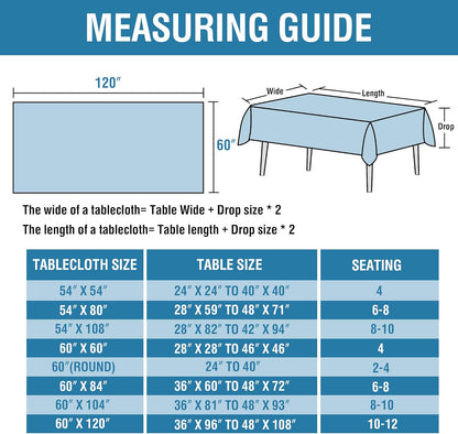 Linen Textured Table Cloths 60 X 120 Inch Premium Solid Tablecloth Spill-Proof Waterproof Table Cover for Dining Buffet Feature Extra Soft and Thick Fabric Wrinkle Free, Taupe