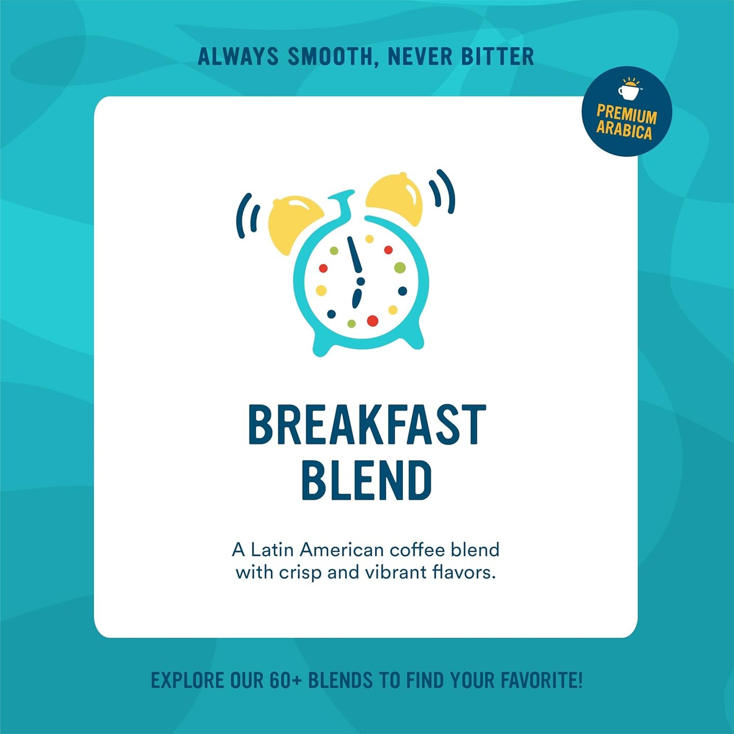 Roasted Whole Bean Coffee, Breakfast Blend, 32 Ounce