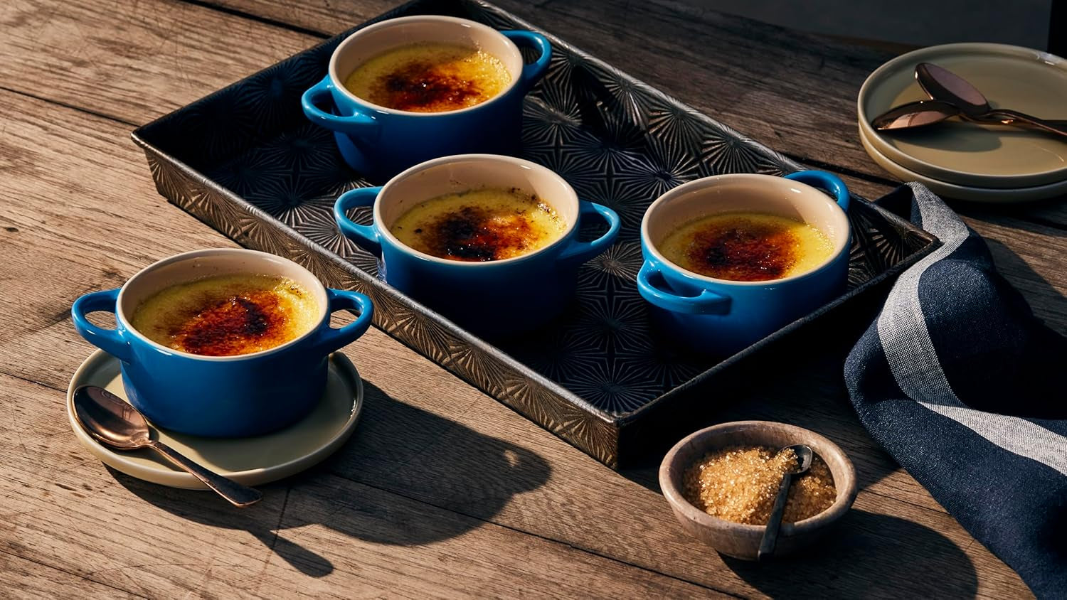 Stoneware Mini round Cocotte, 8 Oz., Flame