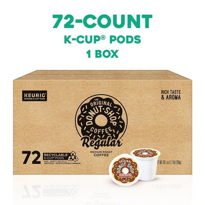 Regular Keurig Single-Serve K-Cup Pods, Medium Roast Coffee, 72 Count
