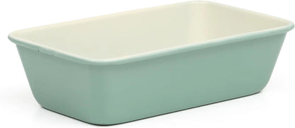 Gallen 9-Inch Nonstick Carbon Steel Loaf Pan – Teal, Durable Bakeware for Even Baking and Easy Release