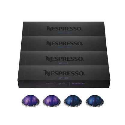 Capsules Vertuo, Espresso Bold Variety Pack, Medium and Dark Roast Espresso Coffee, 40-Count Espresso Pods, Brews 1.35Oz.