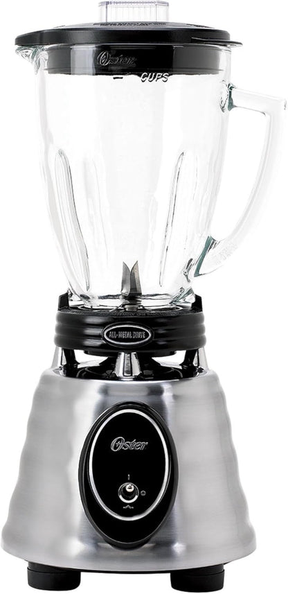 Classic Series Heritage Blender with 6-Cup Glass Jar, 1000W Power, Stainless Steel Countertop Kitchen Blender