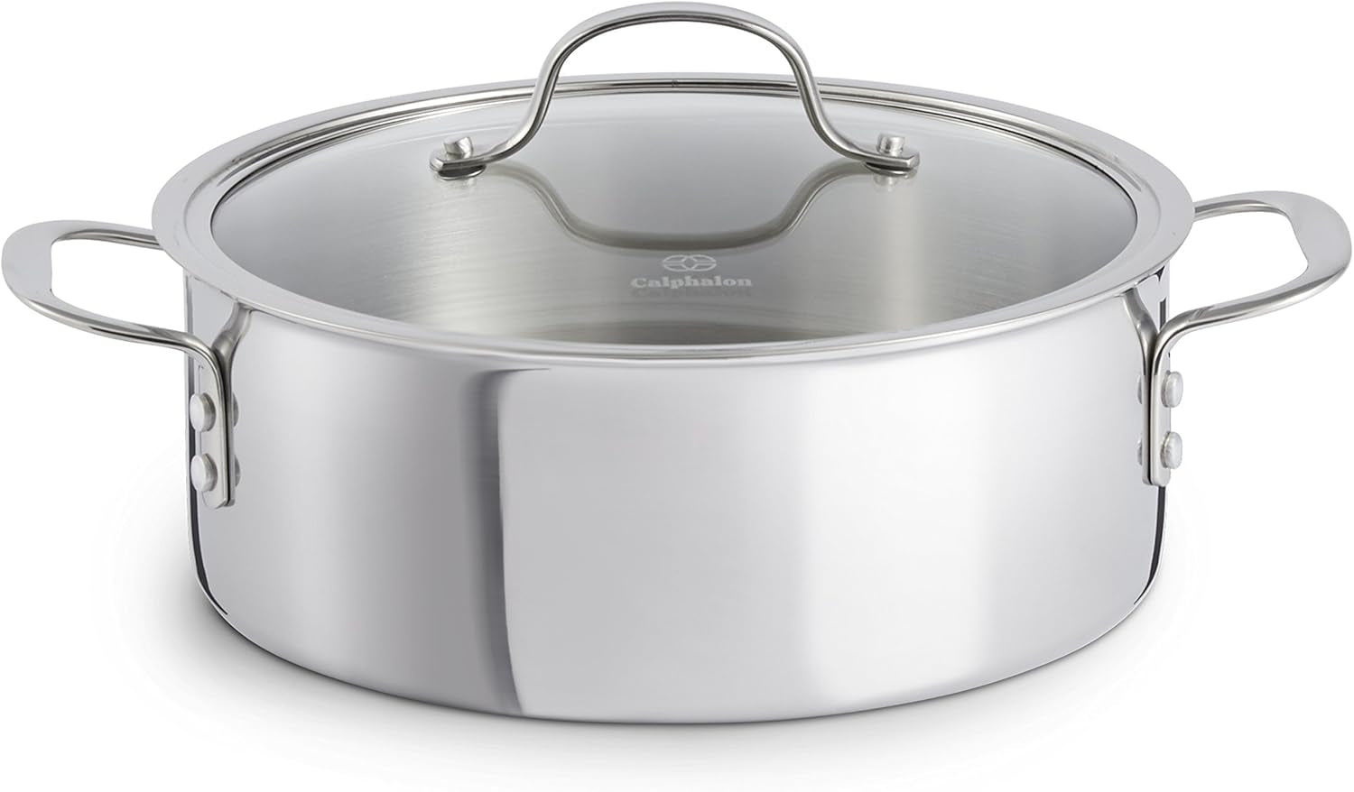 Tri-Ply Stainless Steel Cookware, Dutch Oven, 5-Quart