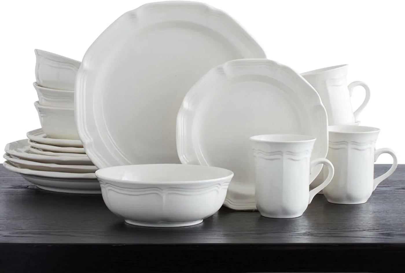 French Countryside 16-Piece Dinnerware Set, Service for 4