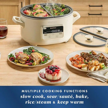 Multimeal Multicooker and Programmable Slow Cooker with Bake Function Oat Milk