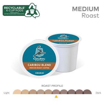 Caribou Blend, Keurig Single-Serve K-Cup Pods, Medium Roast Coffee, 32 Count(Pack of 1)