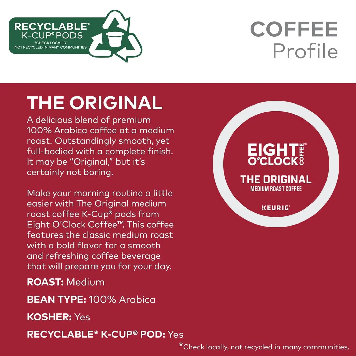 the Original, Single-Serve  K-Cup Pods, Medium Roast Coffee Pods, 72 Count