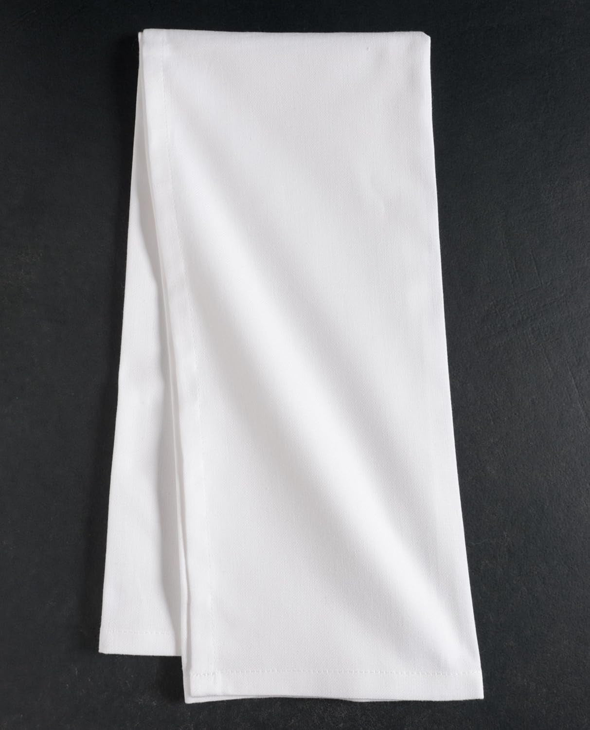White Kitchen Towels, 10 Pack, 100% Cotton - 20 X 30, Soft and Functional Multi-Purpose, Baking, Cooking, Cleaning, Printing, Monogramming, and Embroidery (Plain Weave)