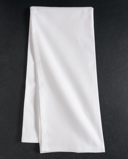 White Kitchen Towels, 10 Pack, 100% Cotton - 20 X 30, Soft and Functional Multi-Purpose, Baking, Cooking, Cleaning, Printing, Monogramming, and Embroidery (Plain Weave)