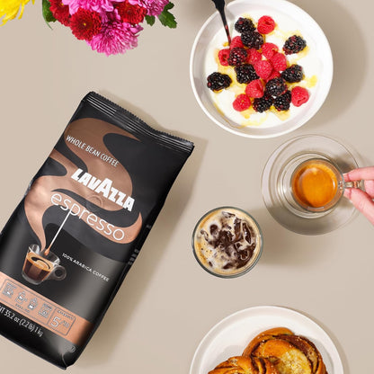 Espresso Whole Bean Coffee, Medium Roast, 100% Arabica, 2.2 Lb Bag