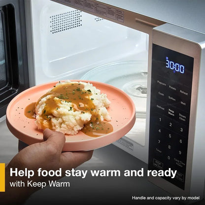 WMCS3019RS Countertop Microwave with Turntable 0.9 Cu. Ft, Steam Clean, 900 Watt Microwave, Stainless Steel