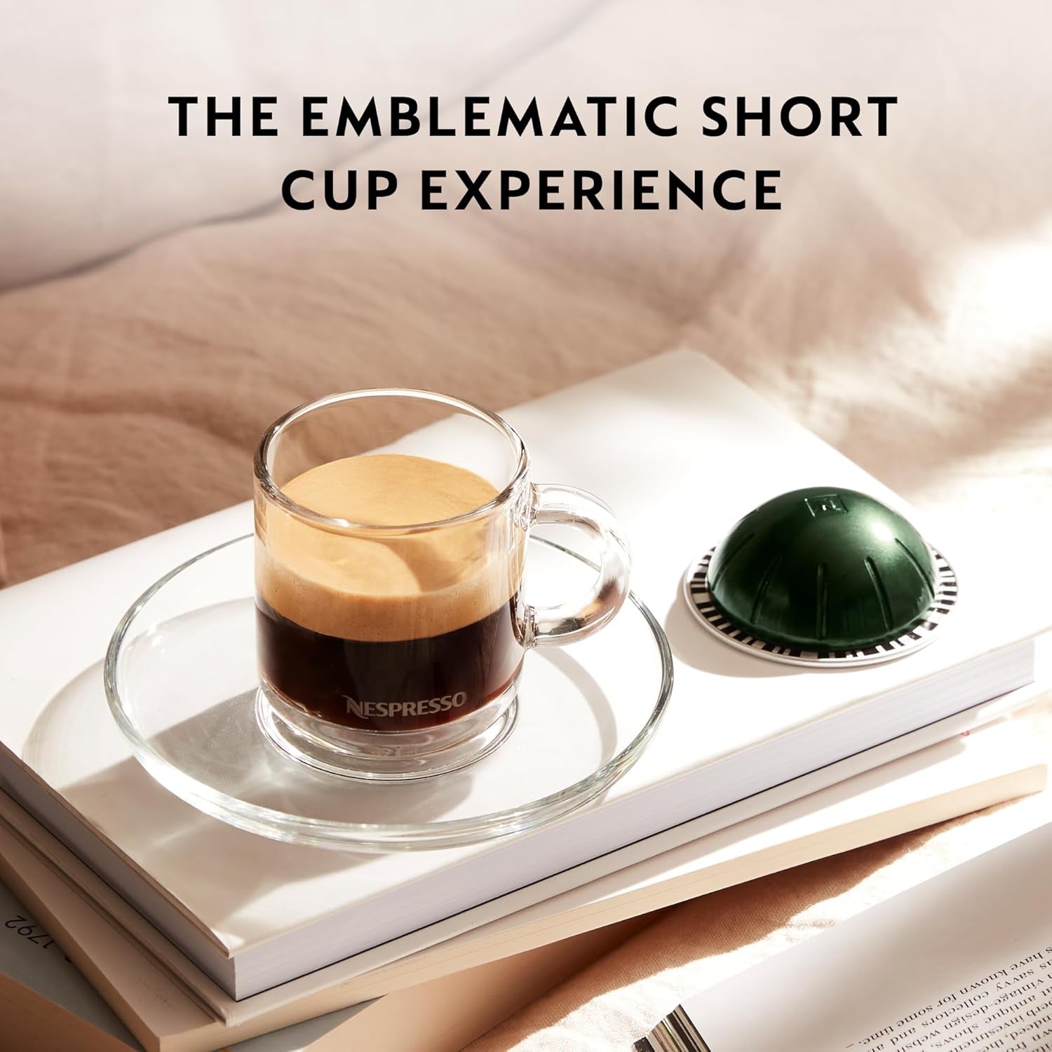 Capsules Vertuo, Double Espresso Dolce, 30-Count Espresso Pods, Brews 2.7 Oz.