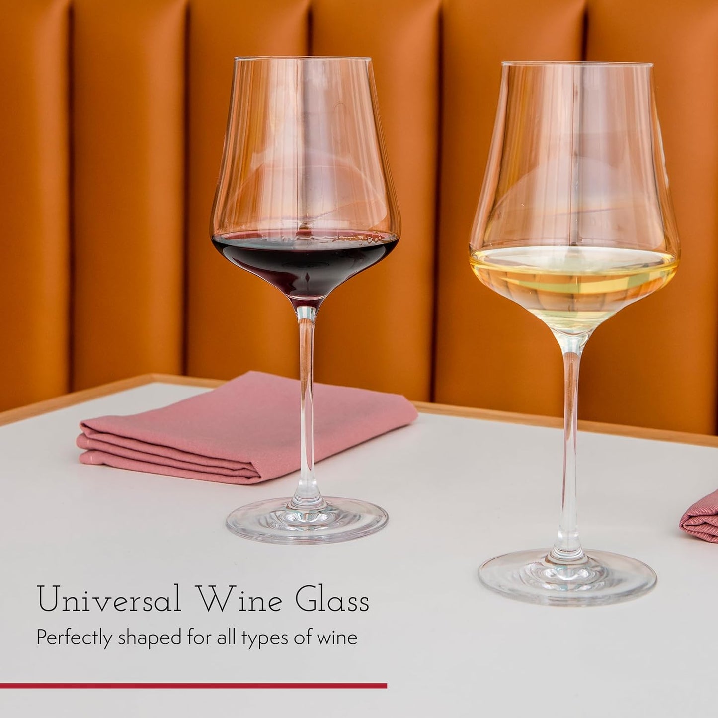 -Austrian Crystal Wine Glass - "Standart" Edition - Set of 2