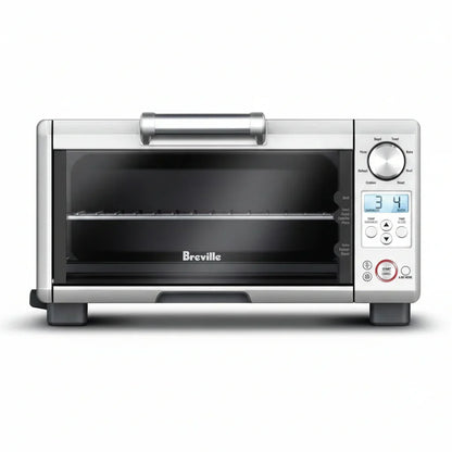 BOV450XL Mini Smart Countertop Oven and Toaster Oven, Small, Brushed Stainless Steel