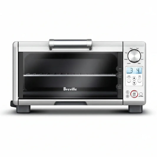 BOV450XL Mini Smart Countertop Oven and Toaster Oven, Small, Brushed Stainless Steel