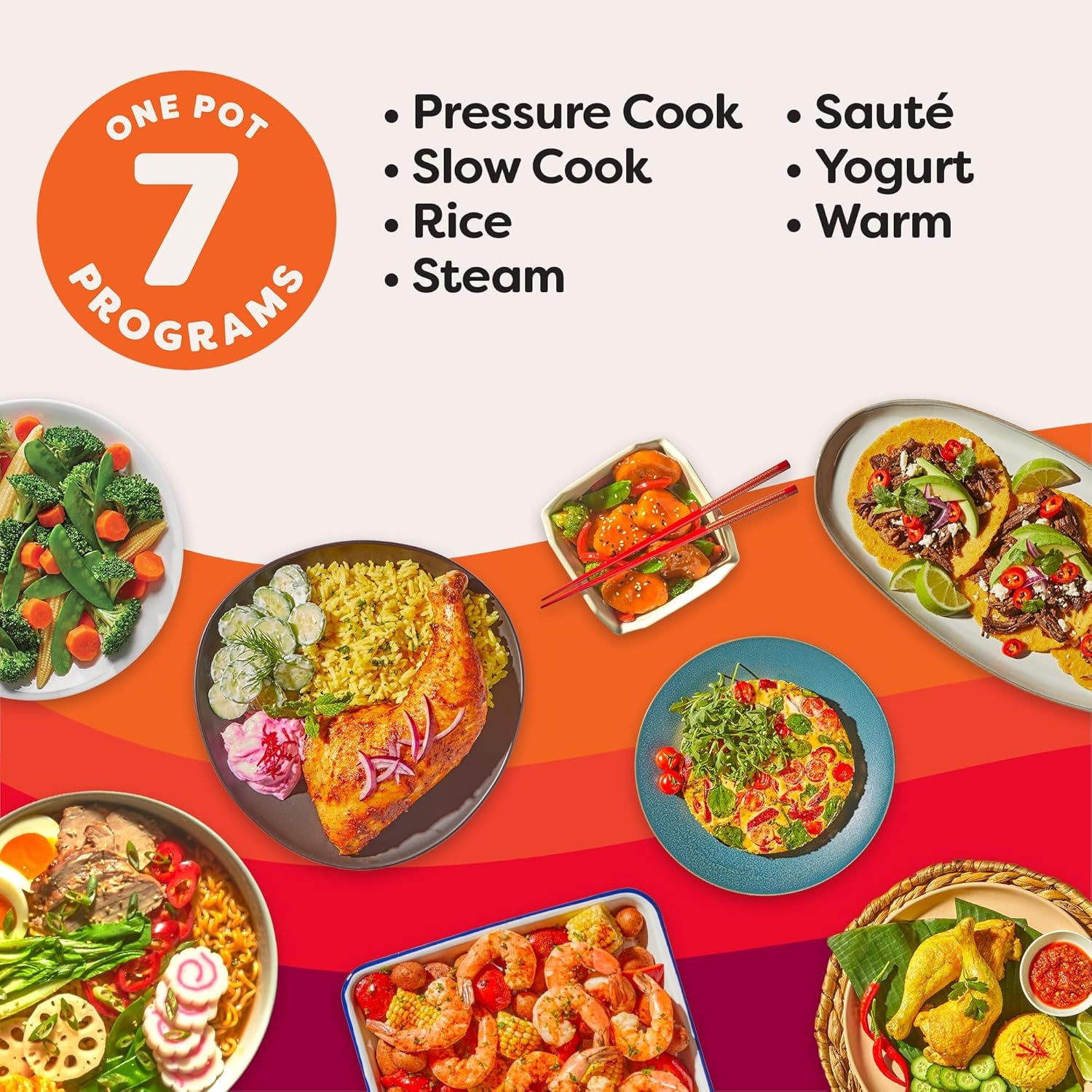 Duo 7-In-1 Mini Electric Pressure Cooker, Slow Rice Cooker, Steamer, Sauté, Yogurt Maker, Warmer & Sterilizer, Includes Free App with over 1900 Recipes, Stainless Steel, 3 Quart