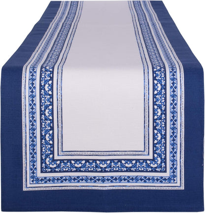 Table Top Décor Collection Spring & Summer Table Runner, 14X72, Porto Stripe Print