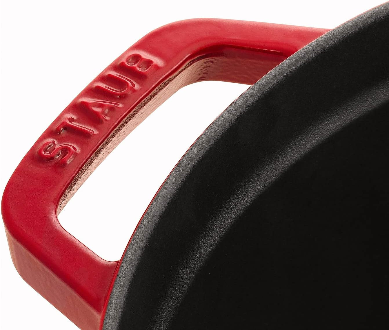 Cast Iron Dutch Oven 4-Qt round Cocotte, Made in France, Serves 3-4, Cherry